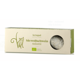 BIO Wollschwein Salami die...