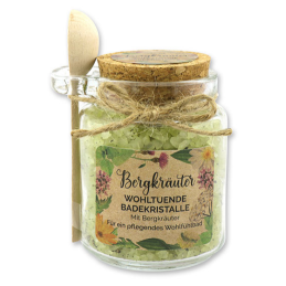 Badesalz 300g im Glas mit...