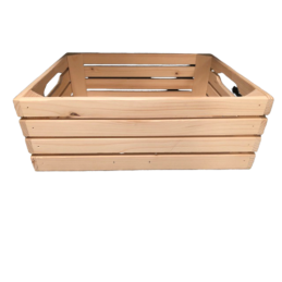 Holzkiste 35 x 30 cm h 12,5 cm